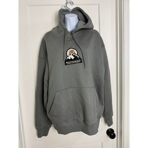 Cotton‎ On ESCAPADE INC. North America Gray Mountain Graphic Hoodie